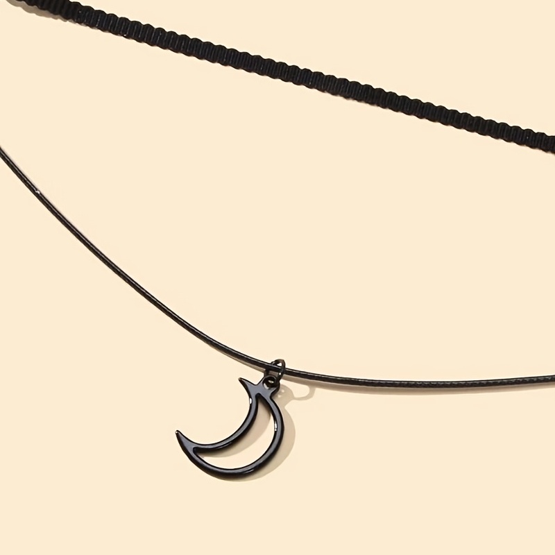 Minimalist Retro Collarbone Necklace Four Seasons Star Moon